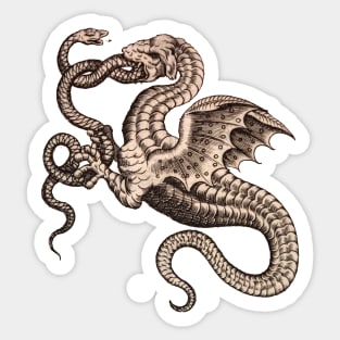 Claude Paradin - Medieval Dragon Sticker